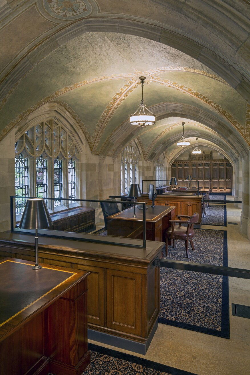 North aisle study area.