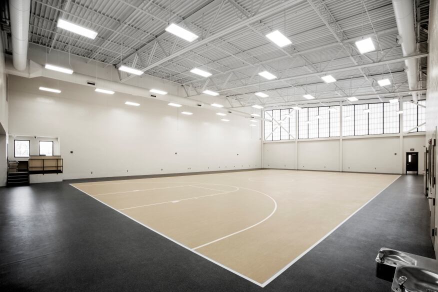 A gym at the penitentiary