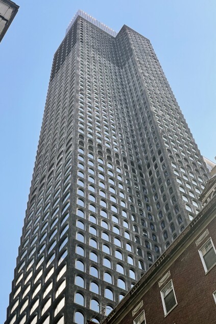 130 Williams in New York by Adjaye Associates and architect of record Hill West Architects