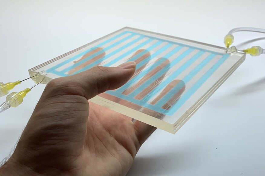 "Liquid Window" prototype
