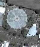 No doubt a few phone calls to Christchurch, New Zealand, could prove or disprove the obvious hypothesis that this distinctive structure is home to the southern hemisphere's largest manufacturer of circular-saw blades. But it's more fun not to know.