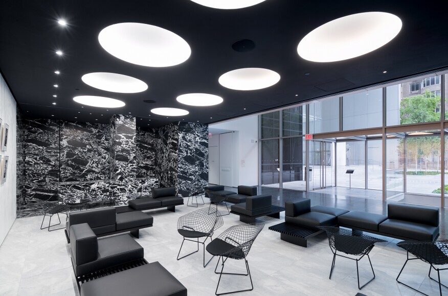 View of The Marlene Hess and James D. Zirin Lounge