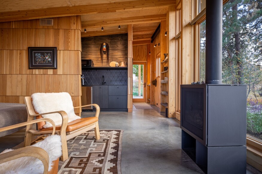 A simple material palette of cedar, concrete, and steel aims to stand the test of time.