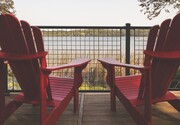 Aluminum Railing With Mesh Infill