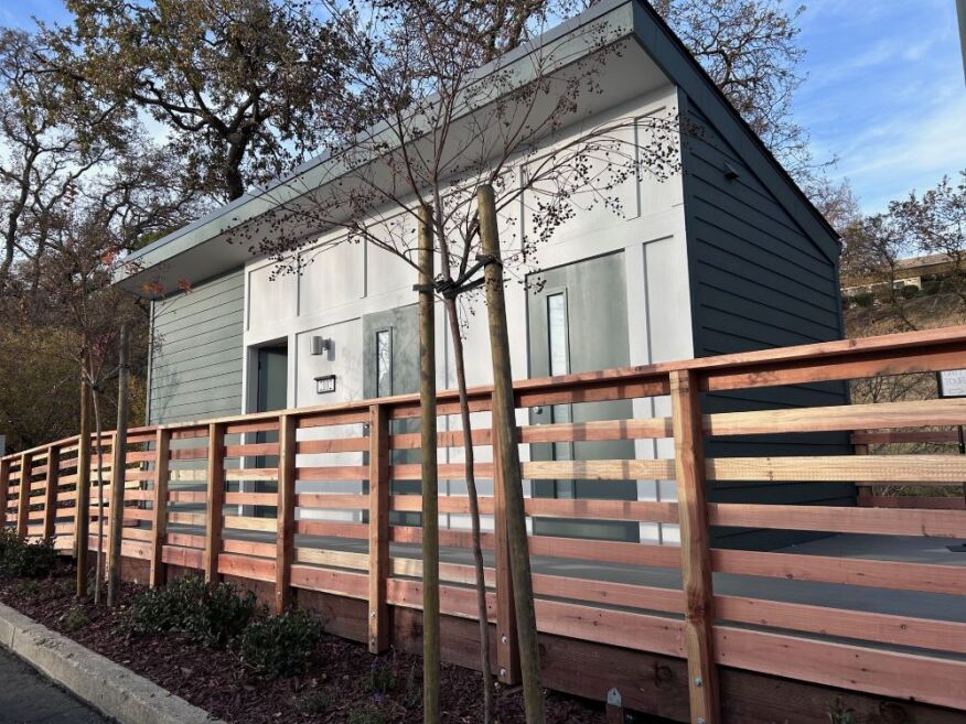 Hope Village features a case management office, a laundry room, and extra storage space for residents.