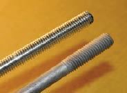 Figure 3. Shiny, electroplated fasteners (top, in photo) don’t hold up to the more-active copper in preservatives such as ACQ and CA. Look for their dull-gray, hot- dip galvanized cousins (bottom, in photo).