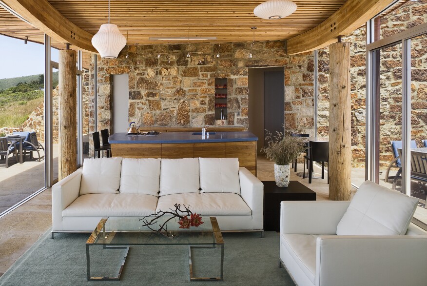Dani Ridge uses propane for its space heating, water heating, stove, clothes dryer, hot tub, and standby generator.