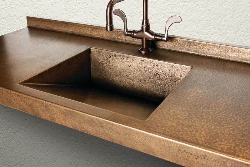Sonoma Cast Stone's MetalCrete Sinks
