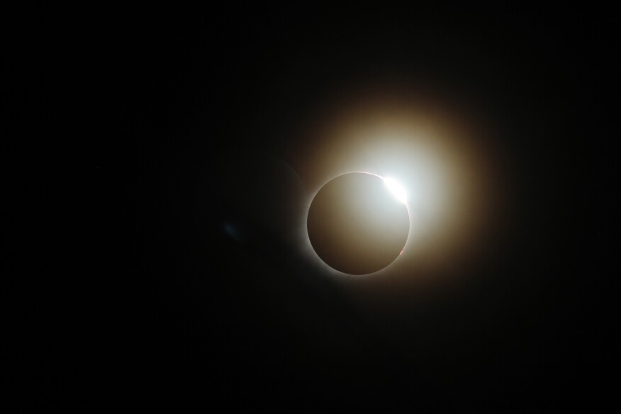 The 2017 Solar Eclipse at five seconds as seen by Brian Robertson from the Shaw Nature Reserve in Gray Summit, Mo.