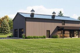 House Plan of the Week: Straightforward Barndominium