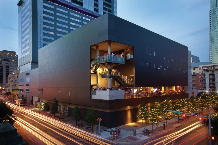 Exterior of Austin City Limits in Texas, by Rio Clemente Hale Studios