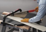 Cut Precise Angles in Fiber Cement Siding with Minimal Dust