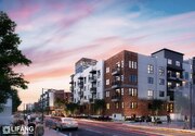 Sunset exterior multi-family rendering