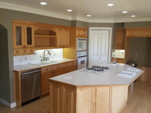 Before the renovation, the 90s-era kitchen was outdated and cramped