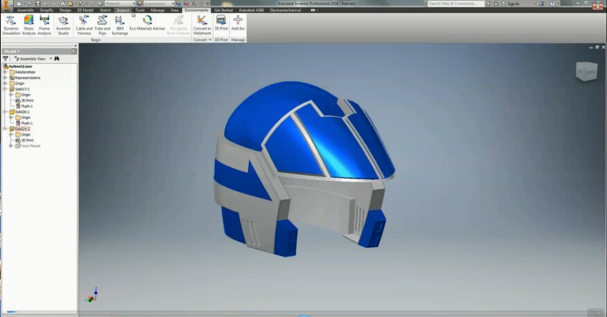 Autodesk Inventor 2016 is one program with which users can 3D print their designs.