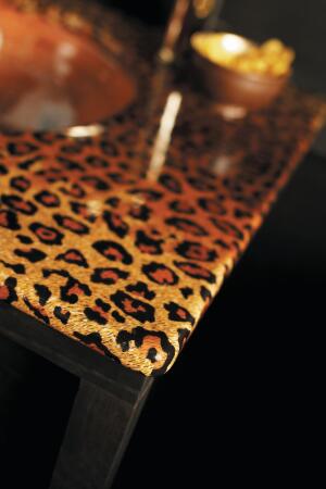 Inspired by womenís fashion, animal prints are showing up in everything from furniture to countertops and tile. With a heightened awareness of universal design, more product manufacturers are marrying style and practicality.