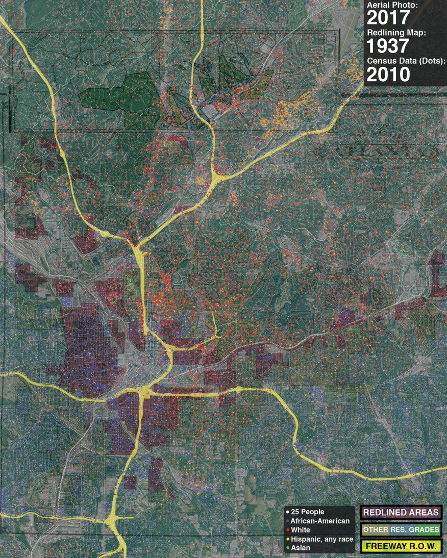 Adam Paul Susaneck’s research on Atlanta highlights how racist urban practices shaped the city’s built environment over time.