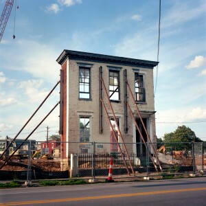 Projects with four or more units constructed behind a preserved façade must follow FHA guidelines.