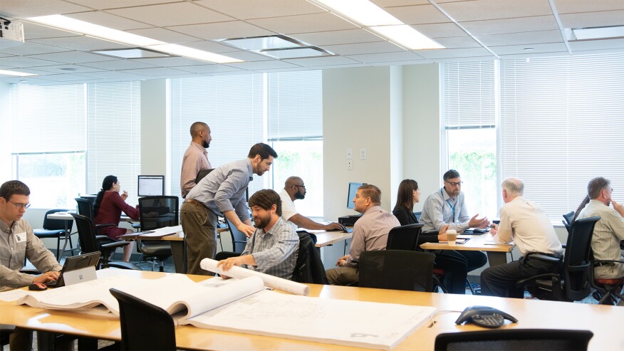 Teams participate in the one-day review process in Washington, D.C.