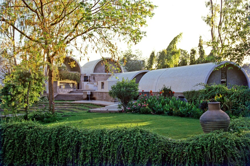 Sangath Architect's Studio (1980) in Ahmedabad, India