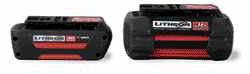 Bosch's Flexible Power System gives users a choice of 36-volt battery packs: the SlimPack for lighter weight or the FatPack for longer runtime.