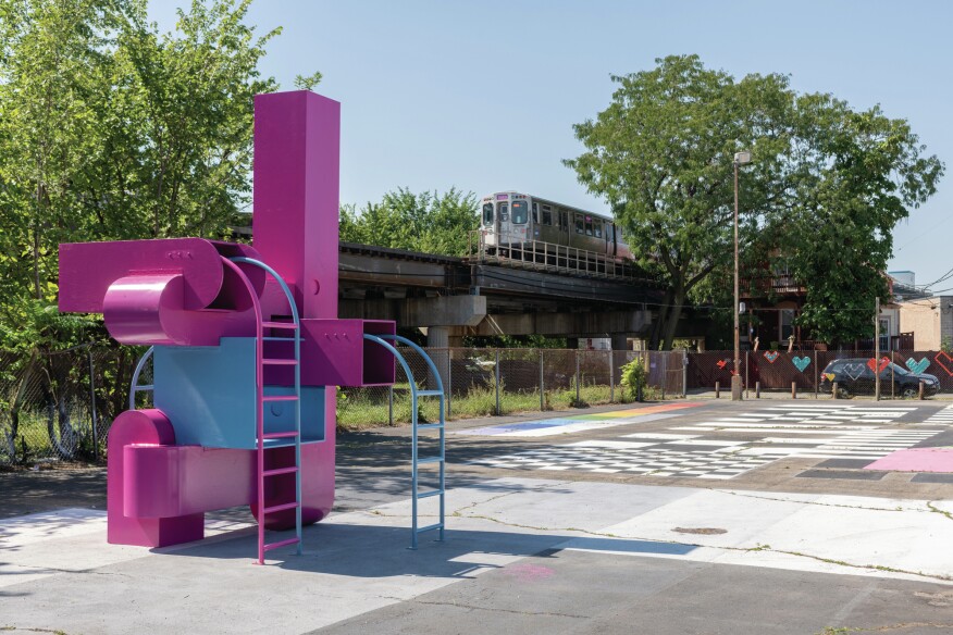 Block Party by Studio Barnes, in collaboration with Shawhin Roudbari and MAS Context. Organized in coordination with Westside Association for Community Action, Open Architecture Chicago, and Freedom House