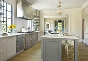 Traditional D.C. Kitchen Enhanced by Contemporary French Accents