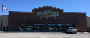 The facade at Wilson Lumber, Huntsville, Ala.