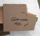 Two-sided "saddle" templates allowed the author to work from both sides of thick stock to cut a tenon using a top-bearing bit.