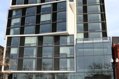Designed by Sorg Architects, the John and Jill Ker Conway Residence is bringing 60 units of permanent supportive housing for formerly homeless veterans, 64 additional units for low-income residents, and an architectural flair to Washington, D.C.'s NoMa neighborhood.