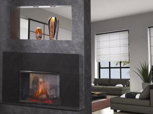 Home interior with Chinese furniture 3D rendering
