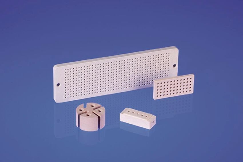 Fixtures Isolate Metal Components