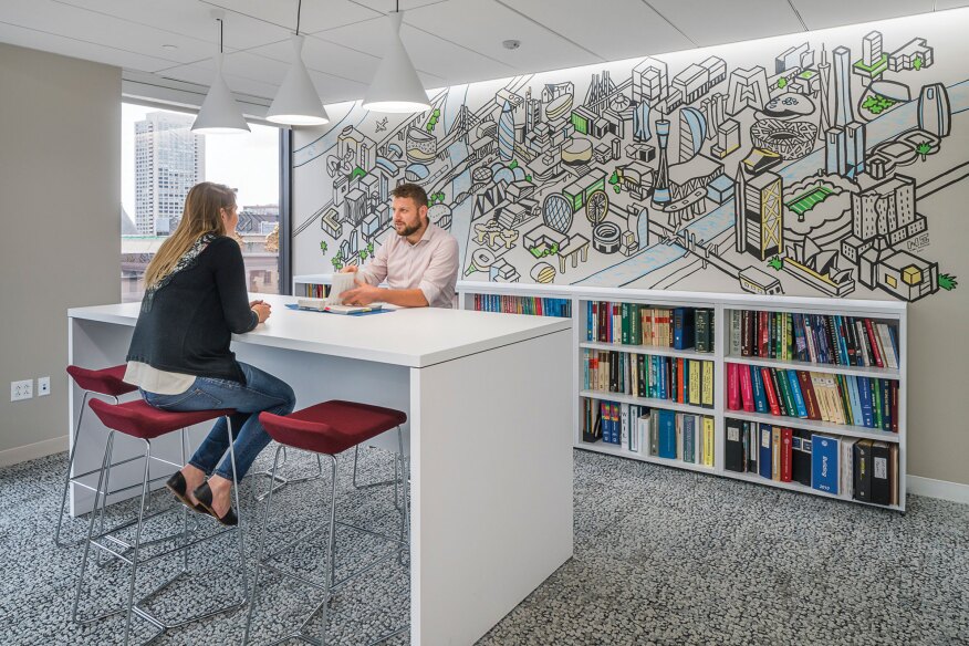 Arup’s Boston office achieved WELL-Gold certification in July 2017.