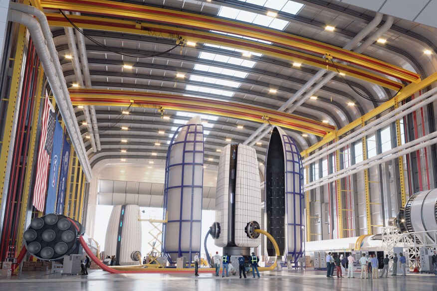 The team designed the habitation module to be encapsulated inside the payload fairings of rockets currently made by SpaceX and Blue Origin.