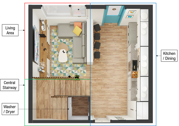 Co-living Apartment House Plans