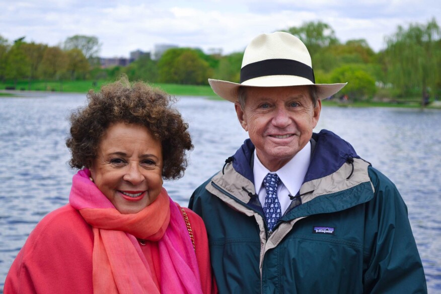 Keynote speaker Sheila C. Johnson and John E "Chip" Akridge III, chairman and founder of the Trust for the National Mall