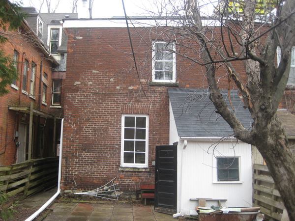 Existing yard.