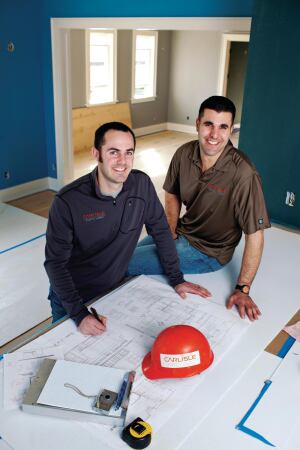 Seattle’s Best
Rob Carlisle (left) and Alex Adolfi of Carlisle Classic Homes, in Seattle, are keenly aware that “the customer is always right.”