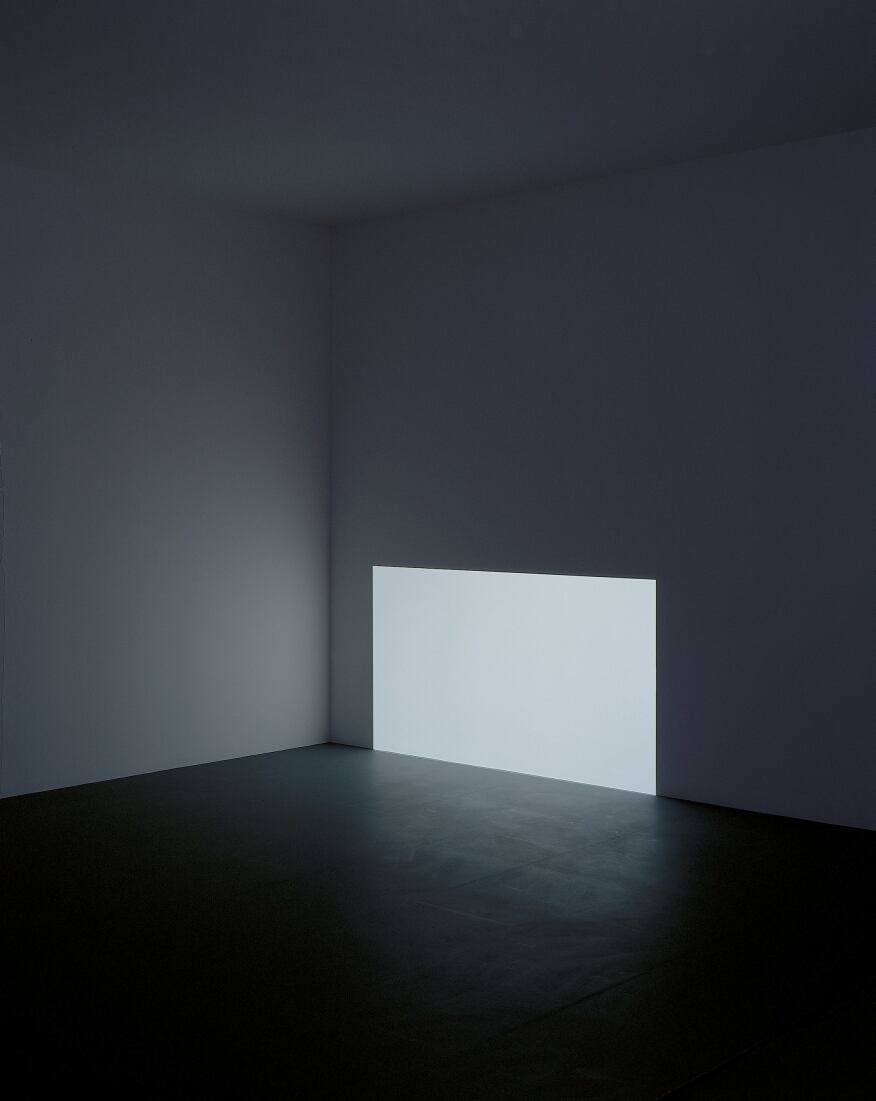 Prado (White), 1967 Projected light, dimensions variable Collection of Kyung-Lim Lee Turrell © James Turrell