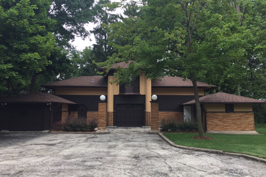 Winslow House carriage house, River Forest, Ill., by Frank Lloyd Wright