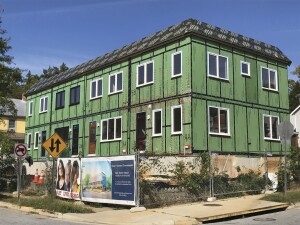 This high-performance townhouse project, although precertified as a Passive House building, didn’t comply with Maryland’s prescriptive energy code.