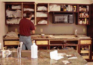 Despite showing their age, many older cabinets are well made, with solid plywood boxes and wood shelving well worth preserving. These are the ideal candidates for refacing.
