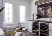 Kitchen in Mediterranean Home Gets Vintage, 1920s Feel
