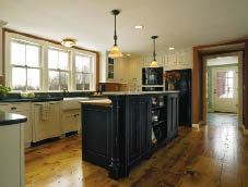 The finished kitchen.