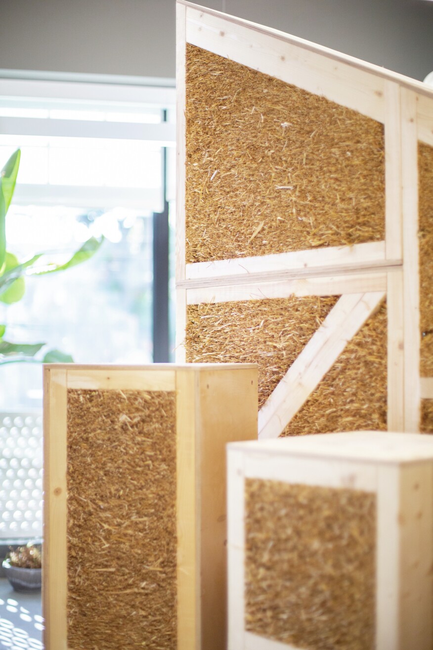 New Framework’s straw structural insulated panels (S-SIP’s)