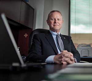Patrick Sheridan, Volunteers of America’s senior vice president of housing development, says providing services is a priority for the nonprofit.