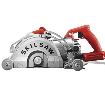 Skilsaw’s Medusaw (above) complies with Table 1 when used with its water-delivery system. But the saw also complies via the Objective Data component of the rule if used with a dust extractor according to Skilsaw’s recommendations.