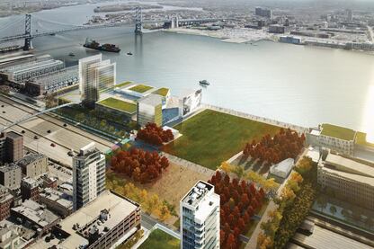 KieranTimberlake, Olin Studio, and Cooper, Robertson & Partners collaborated on this Delaware River waterfront master plan.