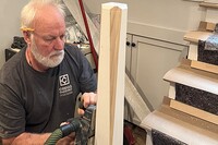 A Custom Newel Post Retrofit