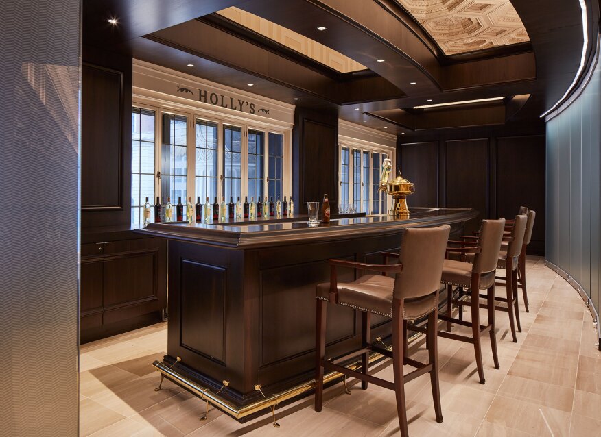 The bar area is used for special events.